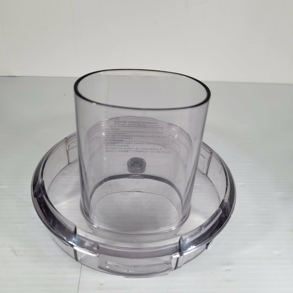 Cuisinart Food Processor FP-8WBC Replacement Part Lid Cover‎ With Pusher - Picture 9 of 10